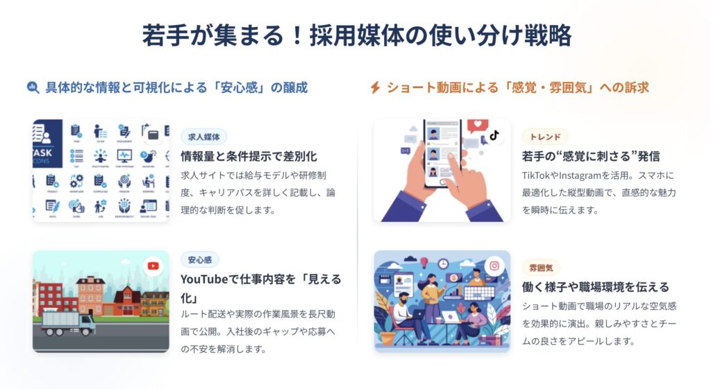 若手が集まりやすい採用媒体戦略