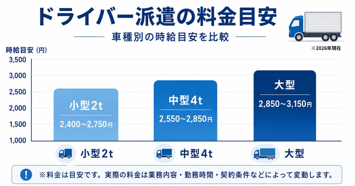 品川区でドライバー派遣を依頼する際の料金の考え方