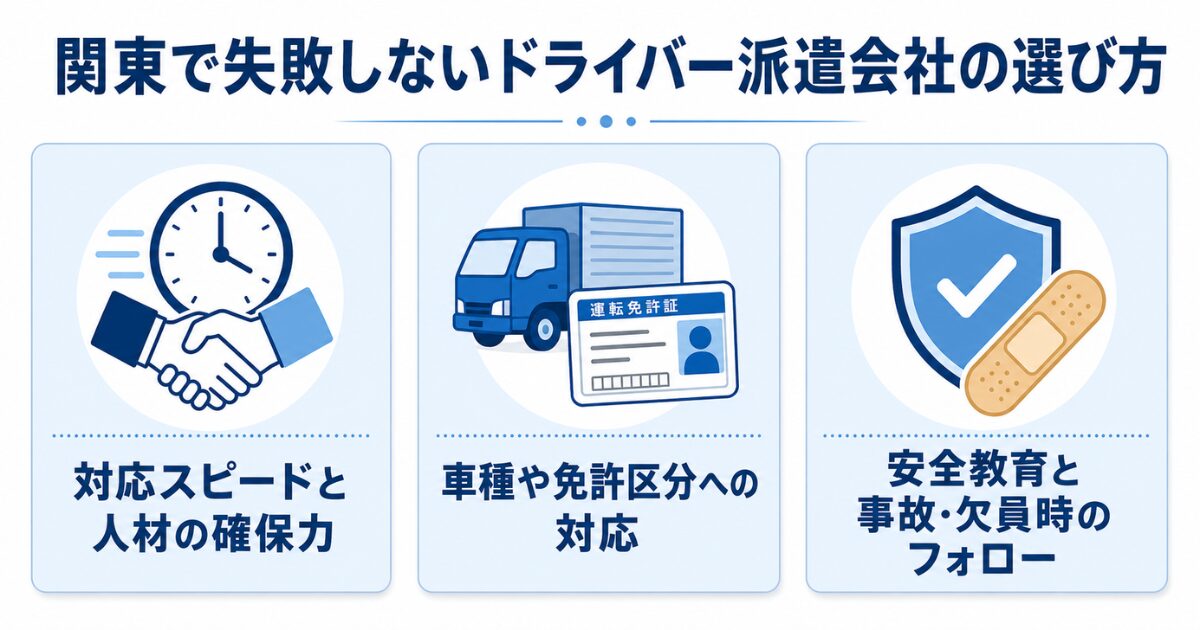派遣会社を選ぶときのポイント
